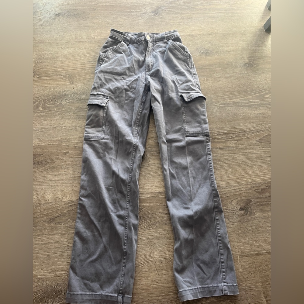 HOLLISTER ULTRA HIGH-RISE CARGO DAD PANTS